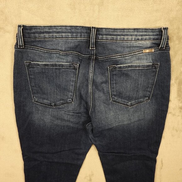 Kancan Jeans Curvy High Rise Ankle Skinny Women's 31 Dark Wash Blue Denim - Picture 9 of 10